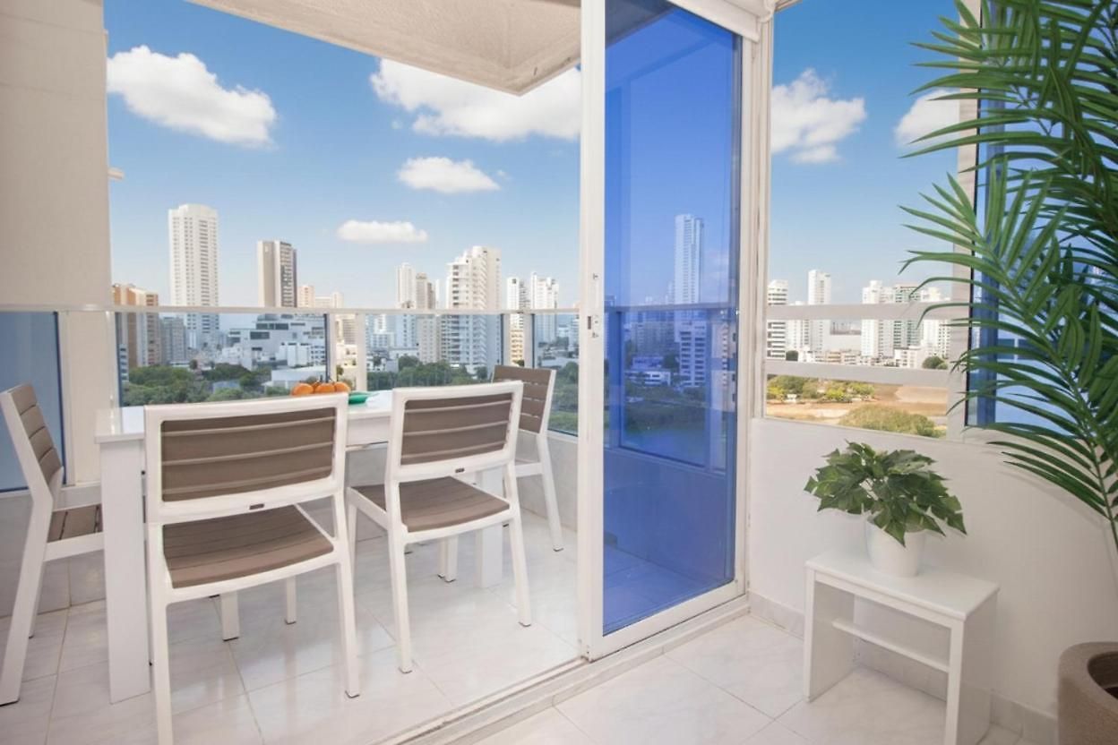 Riviera Del Mar - Con Vista Panorámica Al Mar Apartamento Cartagena